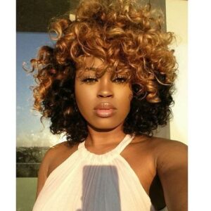short crochet braided style