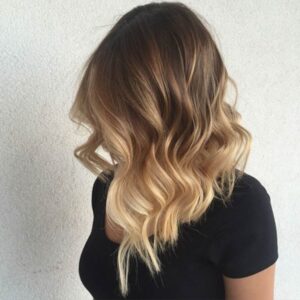 Blonde Balayage Lob