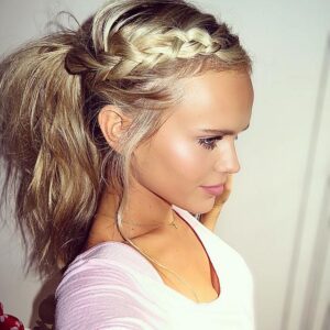 merged-dutch-braid-messy-ponytail