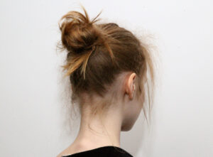 Frizzed out Bun