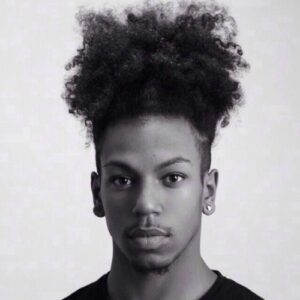Natural Curls With Undercut