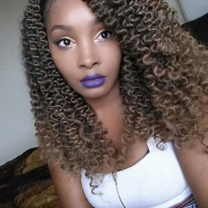 dirty brown crochet