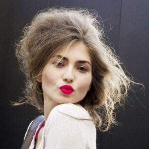 frizzy-puff-updo
