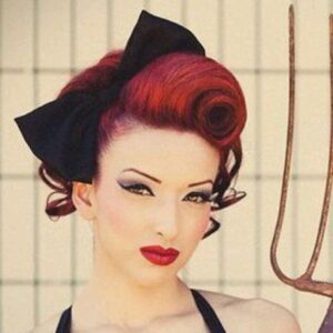 Big Rolled Style With Bow