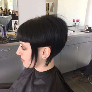 geometric stacked bob