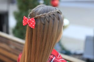 upward lace braid