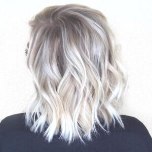 white blonde balayage