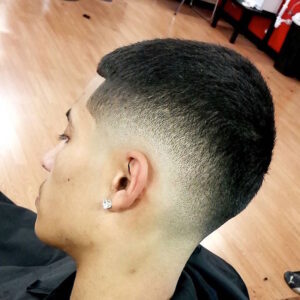 drop faded buzz cut