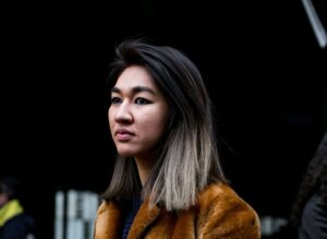 half grey ombre
