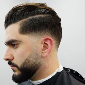 parted drop fade style