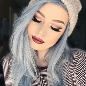 Icy Pastel Blue