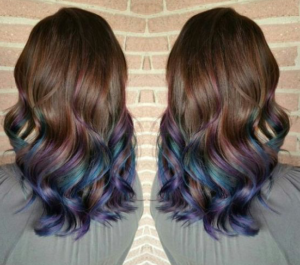 Ombre Oil Slick