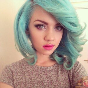 aqua blue pastel