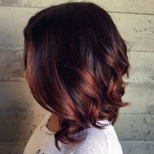 burgundy auburn highlights