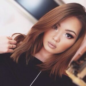 light auburn highlights