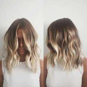 beach waves balayage