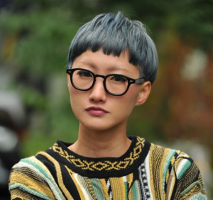 edgy bowl haircut