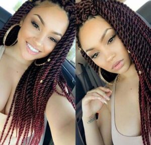 red ombre twists