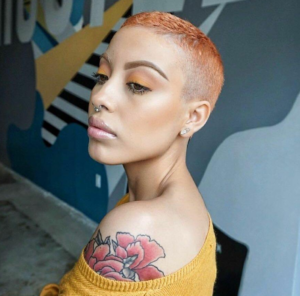 tapered buzz cut