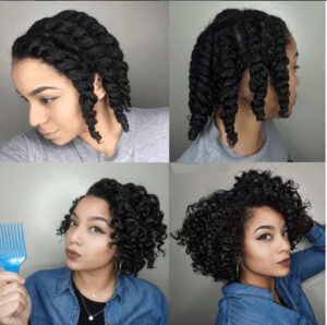flat twist out
