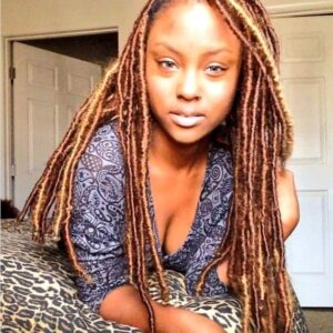 multicolored yarn braids