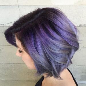 smoky purple color melt