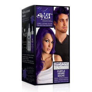 splat purple desire hair dye