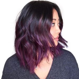 warm purple ombre