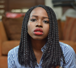 blunt length jumbo braids