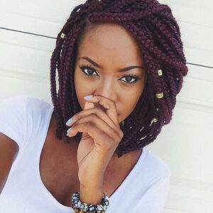 jumbo box braids bob