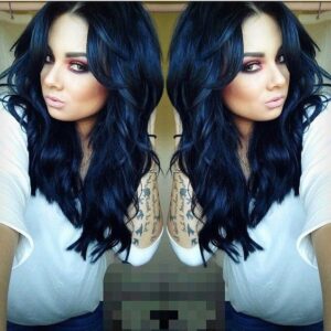 manic panic on dark hair