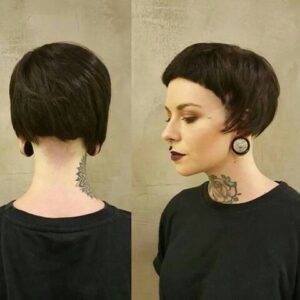 micro bob with bangs