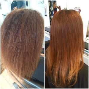 red hair keratin treatment