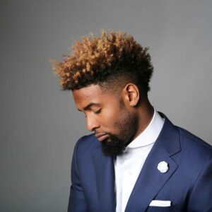 temple faded curls