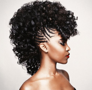 cornrows frohawk