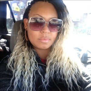 ombre open micro braids