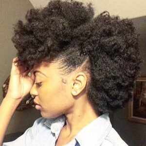 thick fluffy frohawk