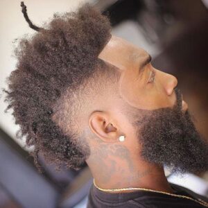 Men's Afro Mohawk