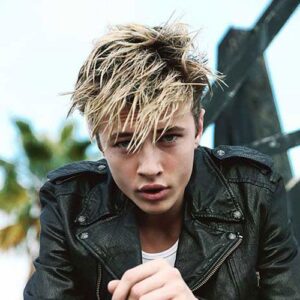Textured Cut with Blonde Tips