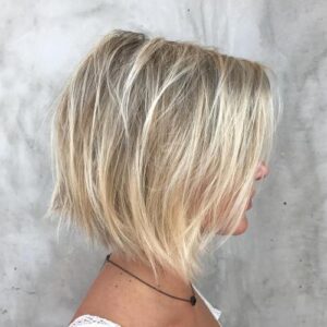 Textured Bob for Thin Hair