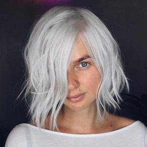 Tousled Bob For Fine Hair