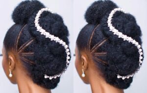 natural hair updo