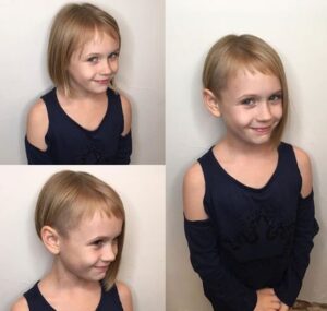 undercut with microbangs