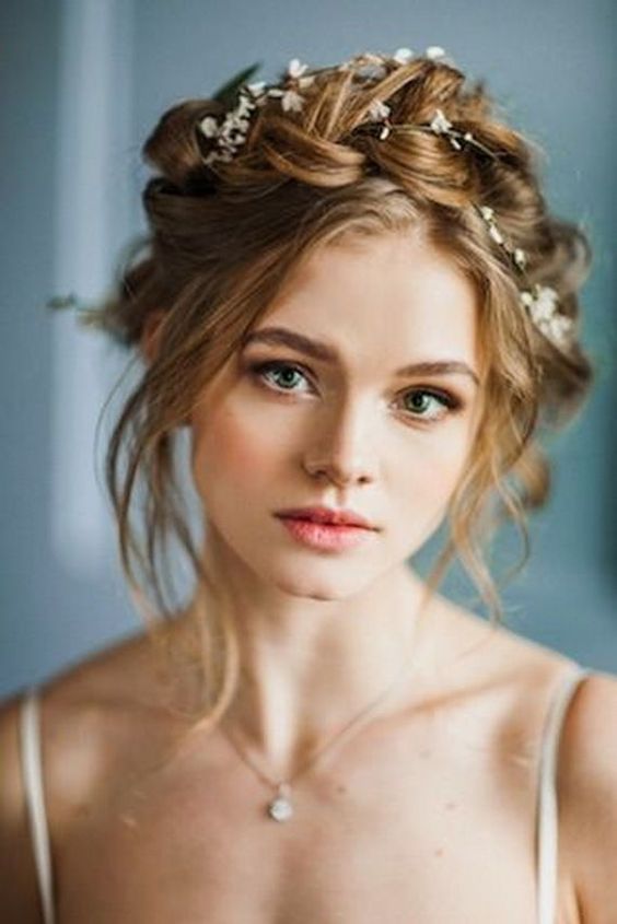 Floral and Braided Crown