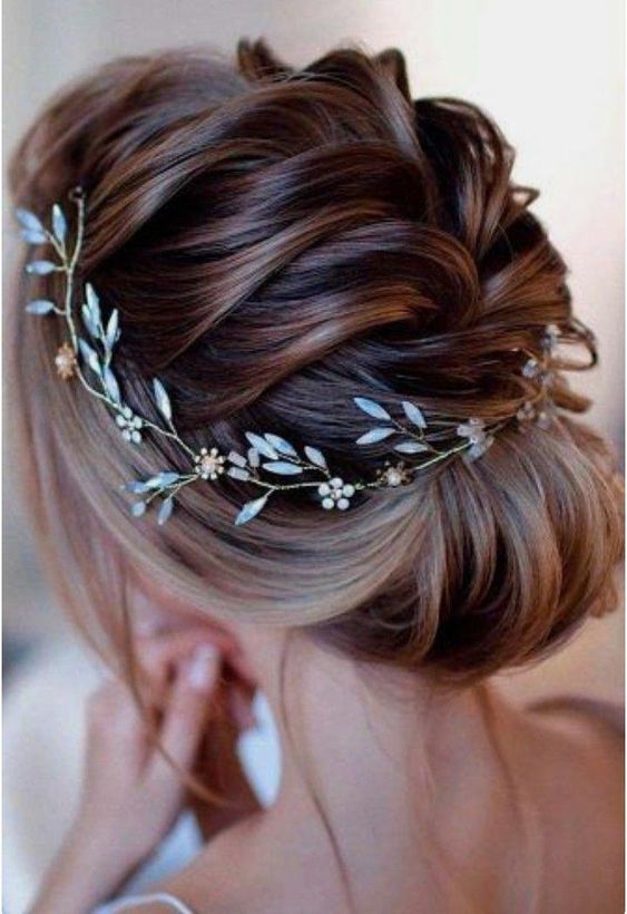 French Braid and Polished Chignon