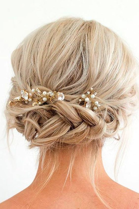 Low Braided Chignon