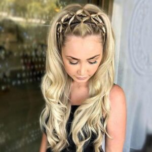 Intricate Woven Hairstyle