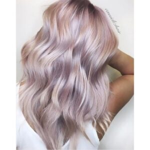 Iridescent Metallic Rose Pink