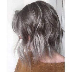 Short Ash Blonde Ombre