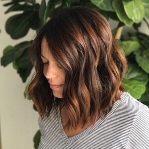 Root Beer Wavy Lob